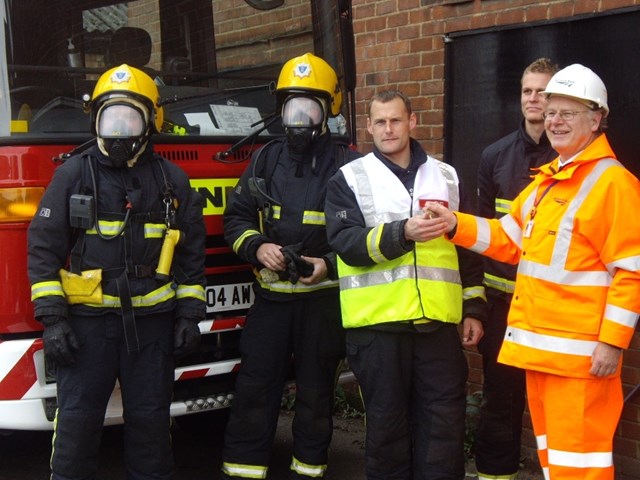 Reading railway upgrade gives firefighters room to grow