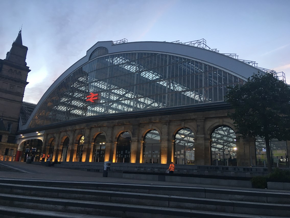 Passengers reminded to check before they travel in or out of Liverpool this Sunday: Liverpool Lime Street station picture