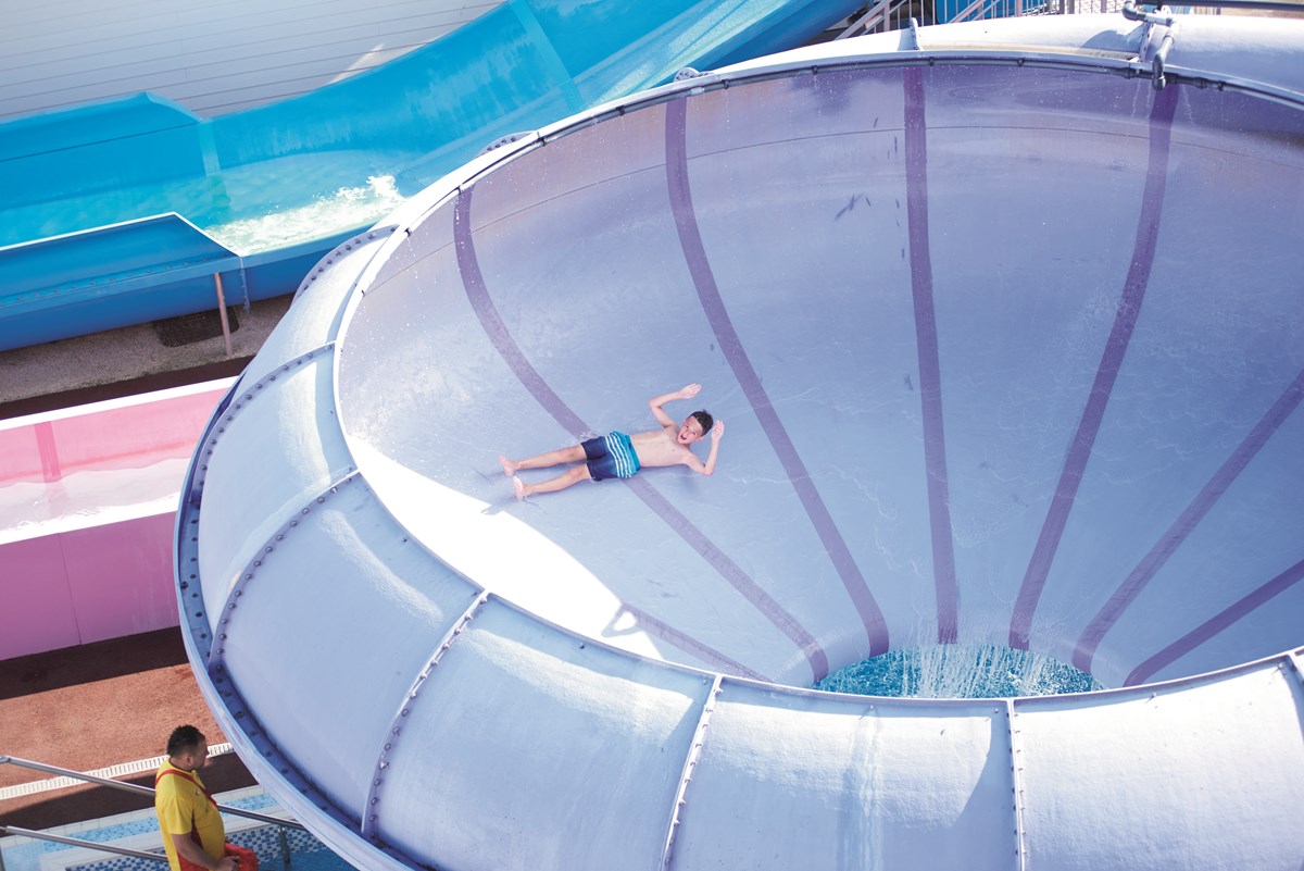 Space Bowl Flume at Cleethorpes Beach