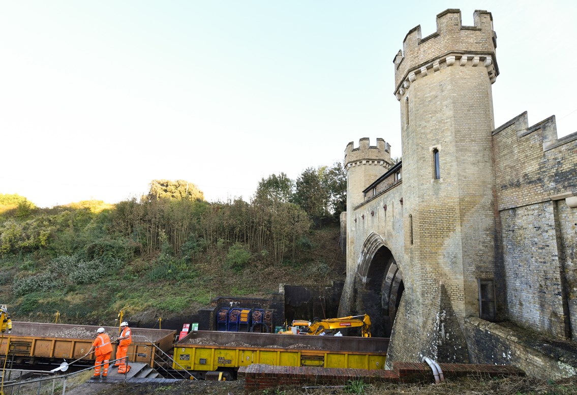 Brighton Mainline Upgrade Clayton Tunnel Oct 18 (22)