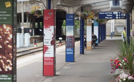 Image shows Harrogate station