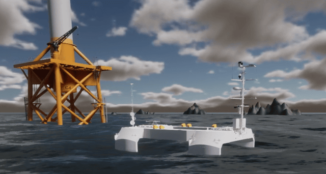 A model of the ACUA Ocean H-USV in the VDARE simulation