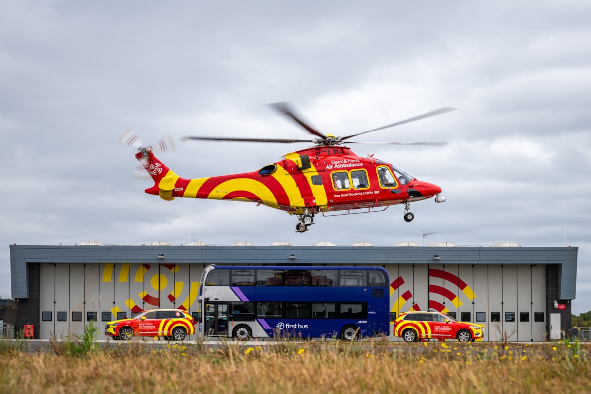 Air Ambulances UK with First Bus