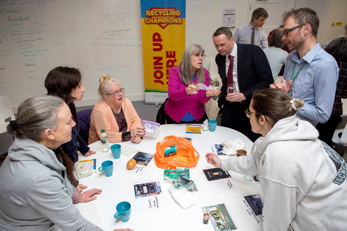 Islington's recycling champions promote green practices
