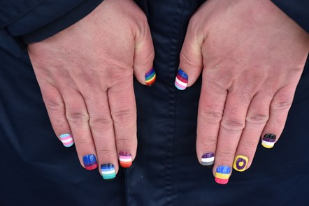 Pride nails