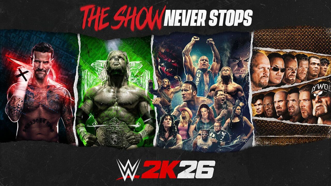 The Best in the World” CM Punk Graces WWE® 2K26 Cover as Four New