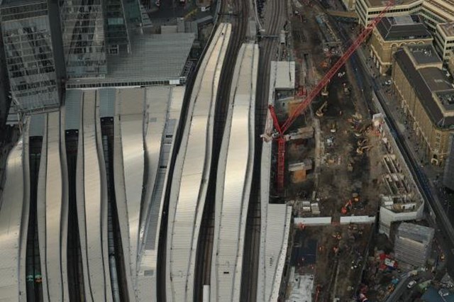 AerialLB190916: Platforms 1 - 3 are demolished