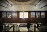 Hannah Quinlan and Rosie Hastings Angels of History 2024 St James’s Park station Commissioned by Art on the Underground Photo GG Archard Courtesy of the artists and Arcadi: Hannah Quinlan and Rosie Hastings Angels of History 2024 St James’s Park station Commissioned by Art on the Underground Photo GG Archard Courtesy of the artists and Arcadi