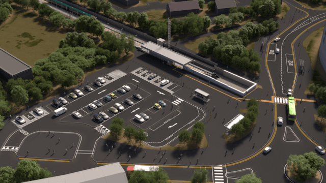 New artist impression of Portishead station- July 2026: New artist impression of Portishead station- July 2026