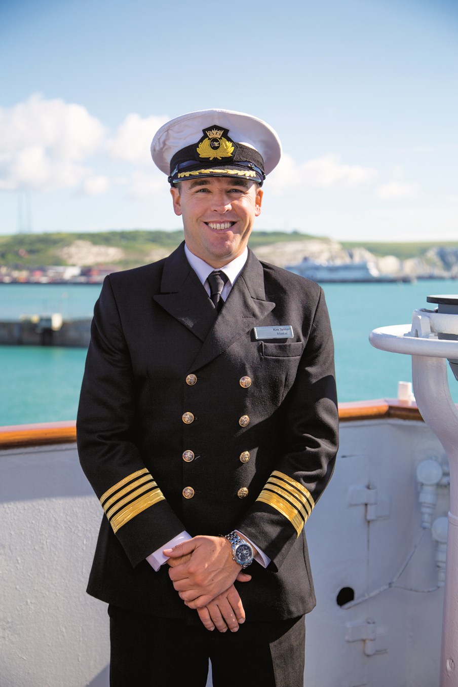 Captain Kim Tanner: Kim Tanner is one of Saga Cruises' Captains who joined the company in 2016