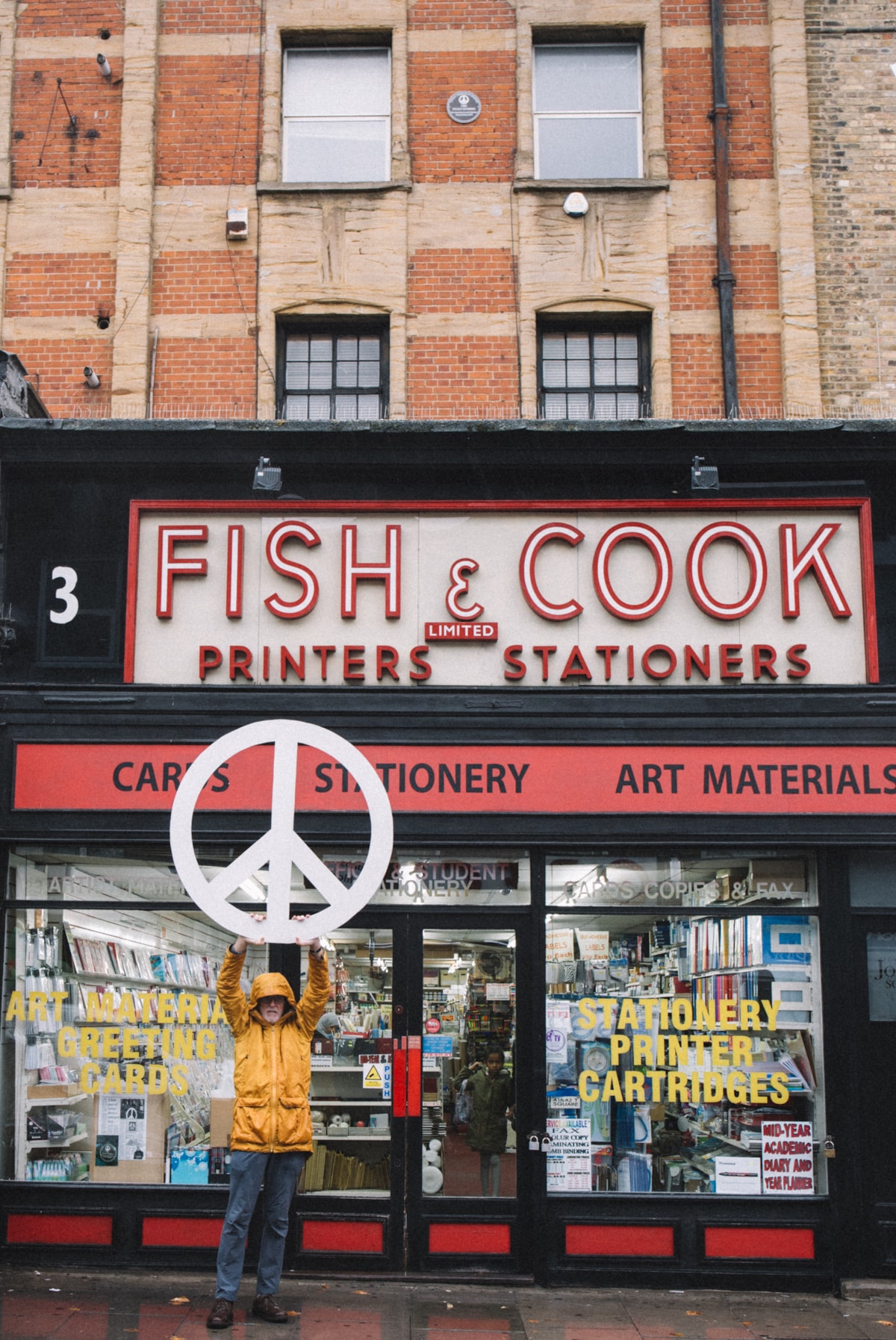 Plaque above Fish & Cook