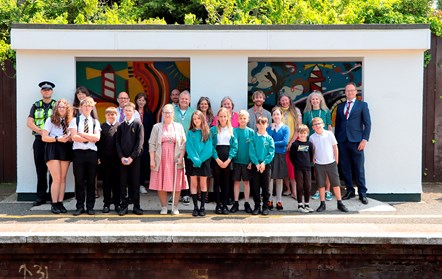 Hayle Railway Station Mural Unveiling 22-05-2023