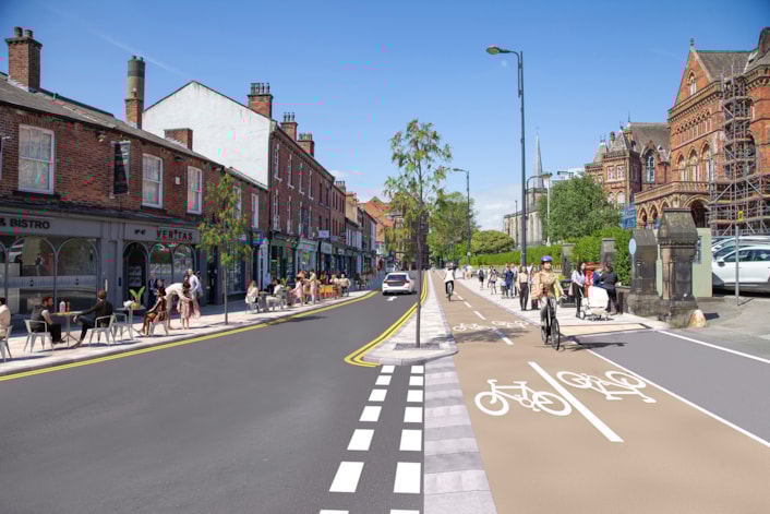 Leeds City Links - Great George Street Artist Impression