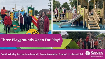 3 playgrounds open for play