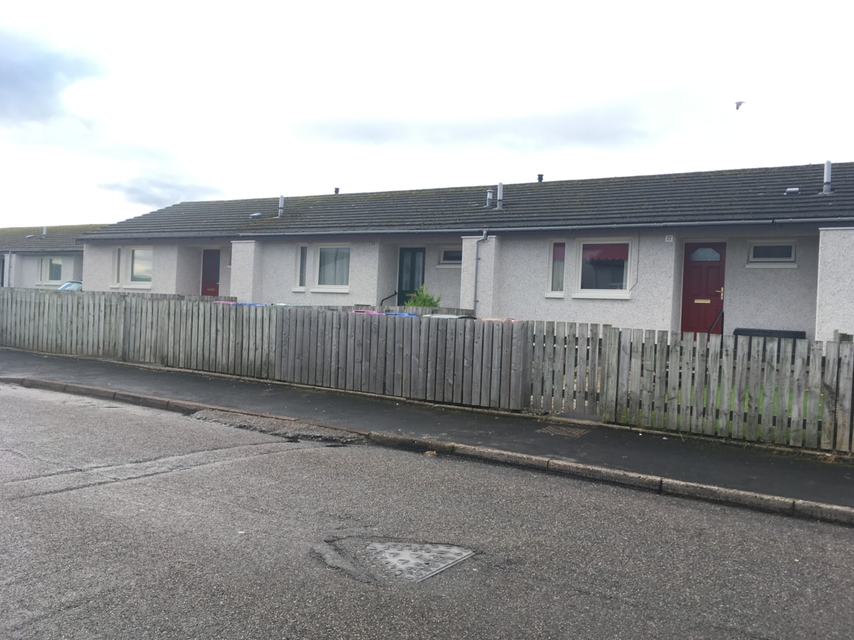 Council houses -  Buckie, Milton Drive