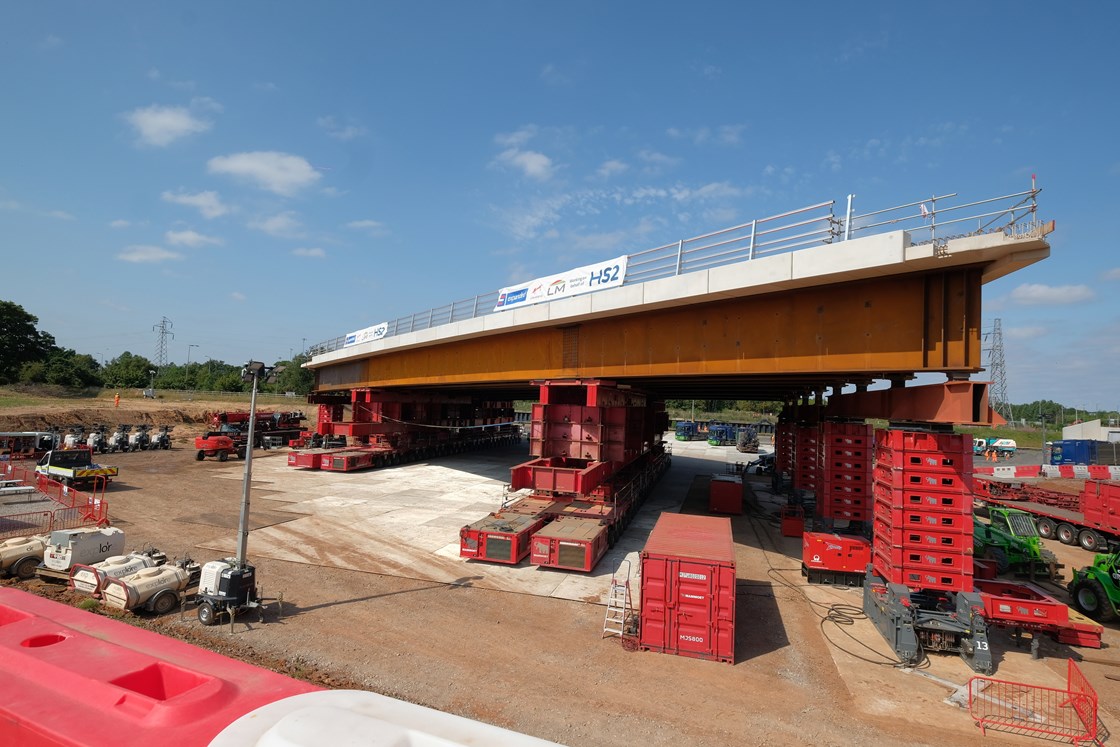 M42 first bridge installation August 2020: M42, bridge installation, bridge, innovation