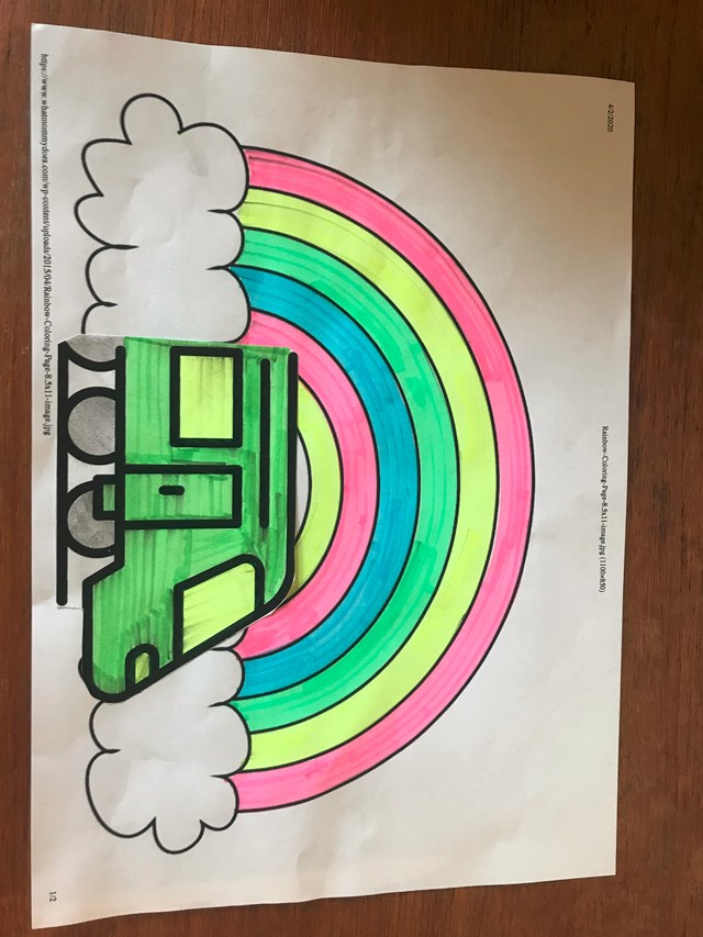 An example of Railway Rainbows artwork