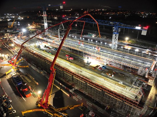 First concrete poured for Curzon 3 Viaducts deck