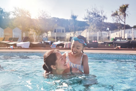 Outdoor pool at Littlesea