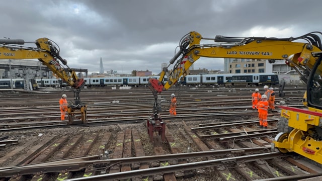 Network Rail and South Western Railway complete vital track improvements between London Waterloo and Clapham Junction: Removing switches and crossings at London Waterloo