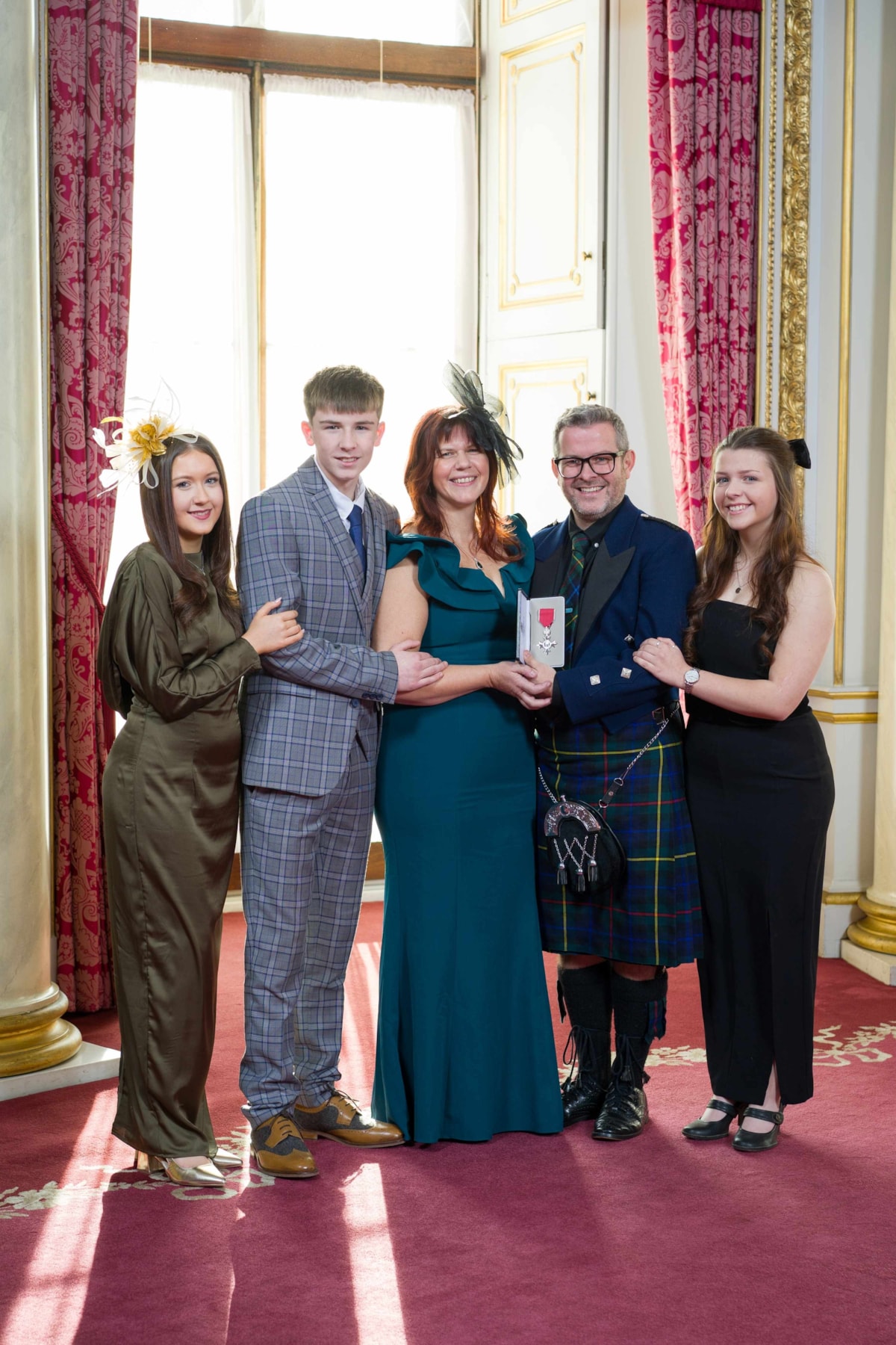 Chris Smith and family MBE