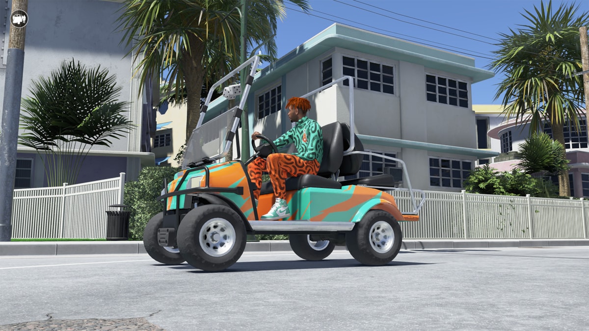 NBA 2K24 Golf Cart