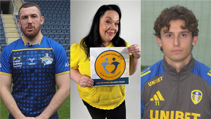 Suicide prevention campaign gets star-powered support in Leeds: Suicide Prevention Champions 1