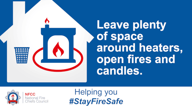 Heating safety graphic