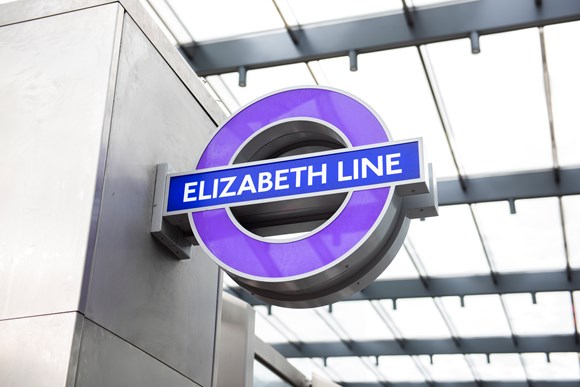TfL Press Release - Elizabeth line to open on 24 May 2022: TfL Image - Elizabeth line roundel