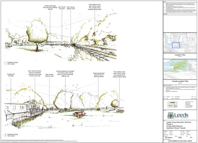 Planning application submitted for further £112.1m of Leeds flood defences