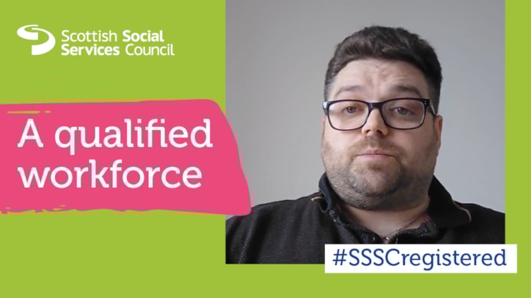 SSSC Registered – a qualified workforce: Michael’s story