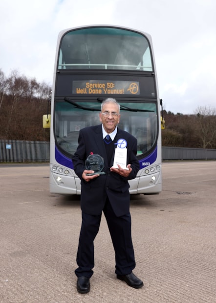 First Bus Huddersfield driver Younus Mumtaz 1