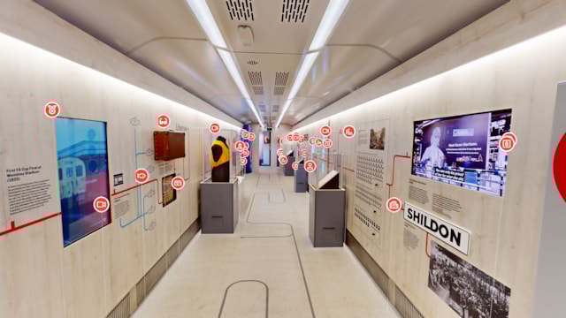 A snapshot of the 3D virtual tour Credit Railway200