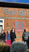 Cllrs Wren and Rowlands with Sandringham Yr7 pupils: Cllrs Wren and Rowlands with Sandringham Yr7 pupils
