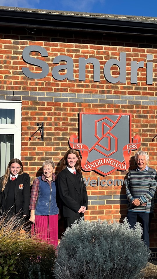 Cllrs Wren and Rowlands with Sandringham Yr7 pupils