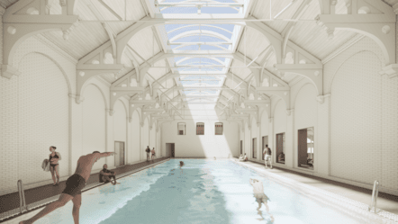 Plans for the new teaching pool at Kings Hall Leisure Centre