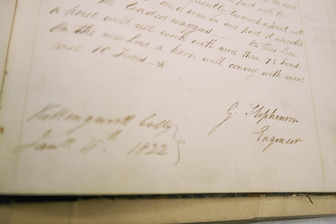 Stephenson notebook inside 1