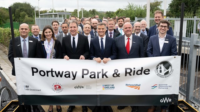 Secretary of State for Transport officially opens Bristol’s first new station in almost a century: Portway Park & Ride was opened by the Secretary of State for Transport and rail representatives