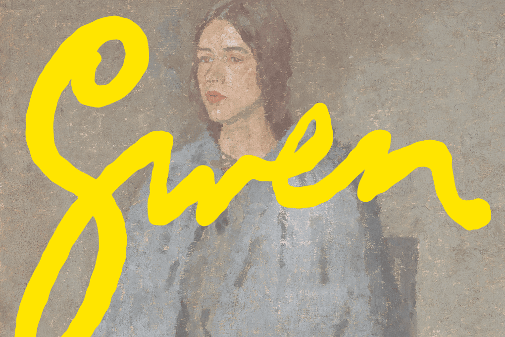 Graphic image featuring The Pilgrim by Gwen John. Photo credit - Yale Center for British Art, Paul Mellon Collection 1020x680
