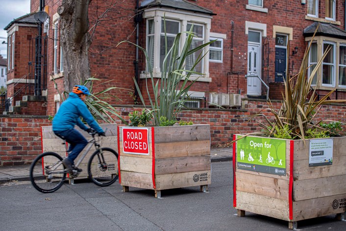 Changes to the Hyde Park Active Travel Neighbourhood: Planters on Chapel Lane, Leeds
