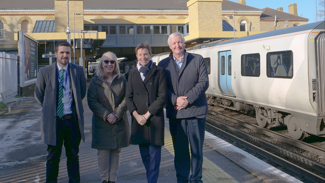 Chatham footbridge and lift Access for All event