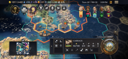 Civ VII Apple Arcade Edition iPhone Screenshot 1-2