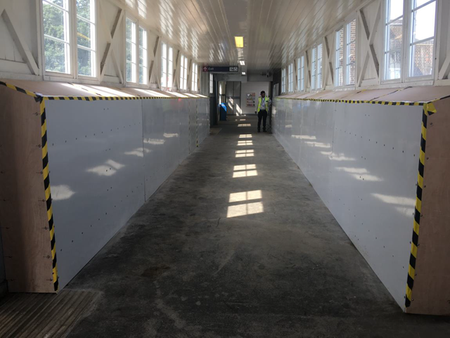 Chalkwell station footbridge reopens following repairs: Chalkwell footbridge strenthening complete