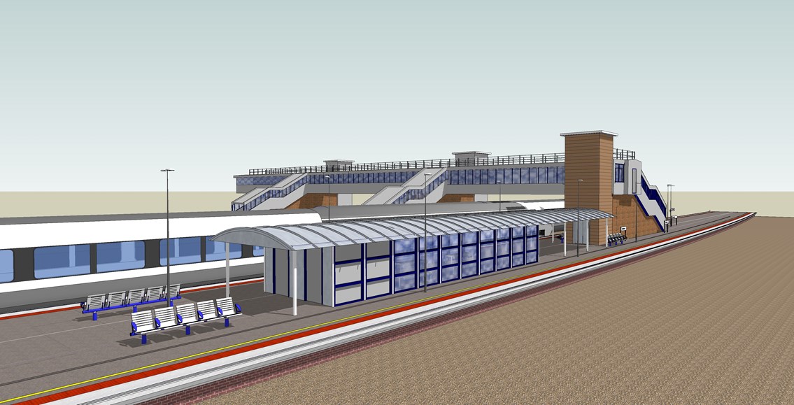 MAJOR REDEVELOPMENT OF PETERBOROUGH STATION ANNOUNCED: New platforms 6 and 7 at Peterborough station