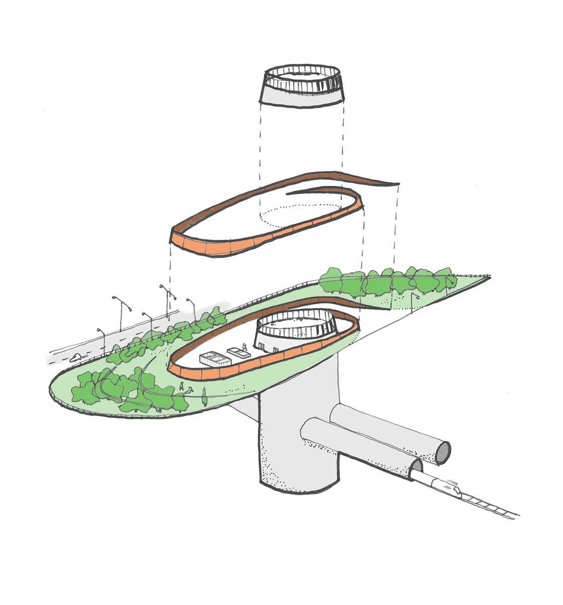 Amersham Vent Shaft 3d diagram August 2020: Credit: Grimshaw Align
(Amersham, vent shaft, headhouse, Align JV, Grimshaw, cgi, visuals, design, road)
Internal Asset No. 17776