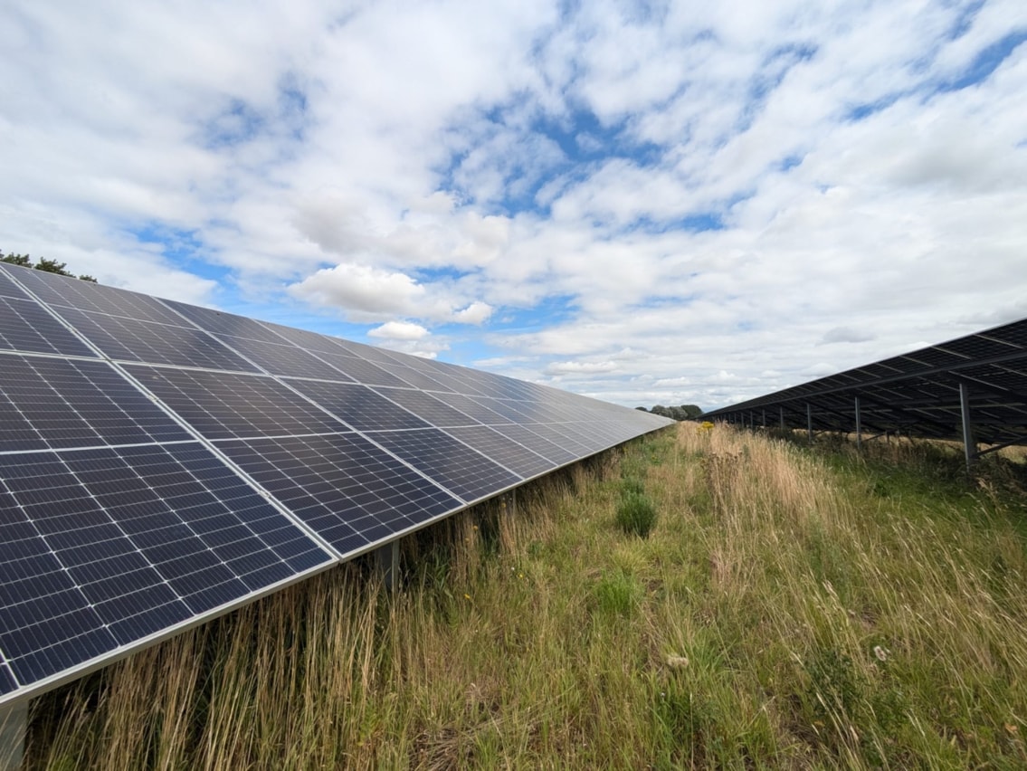 Solar Farm stock image: Copyright EDF Energy (provided by Peter Hess). Only to be used in connection with EDF Renewables story.