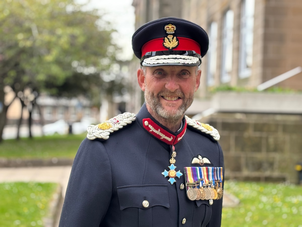 Lord Lieutenant of Moray Alistair Monkman CBE close