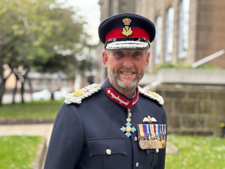 Lord Lieutenant of Moray Alistair Monkman CBE close