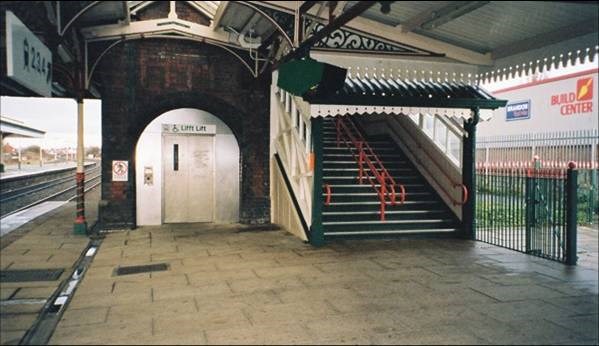 Wrexham station before access for all plans: Wrexham station benefit from the Access for All scheme