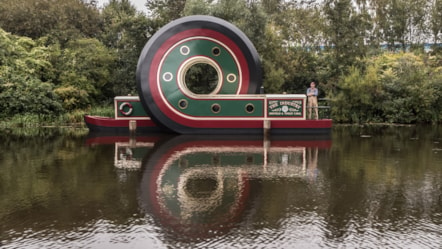 5. Alex Chinneck - The Looping Boat - Photography by Marc Wilmot